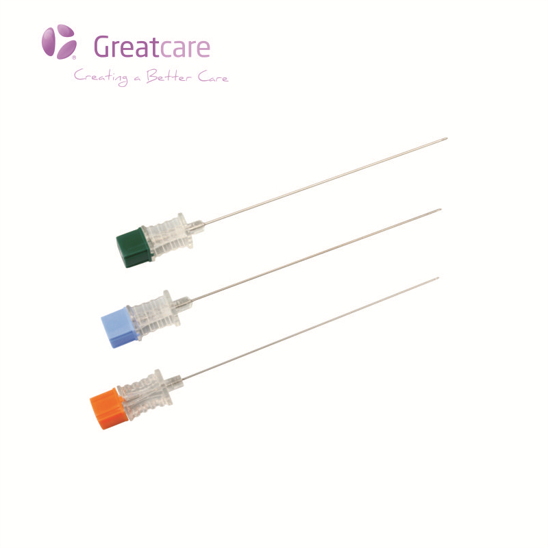 El uso de agujas de la columna en enfermería y atención médica