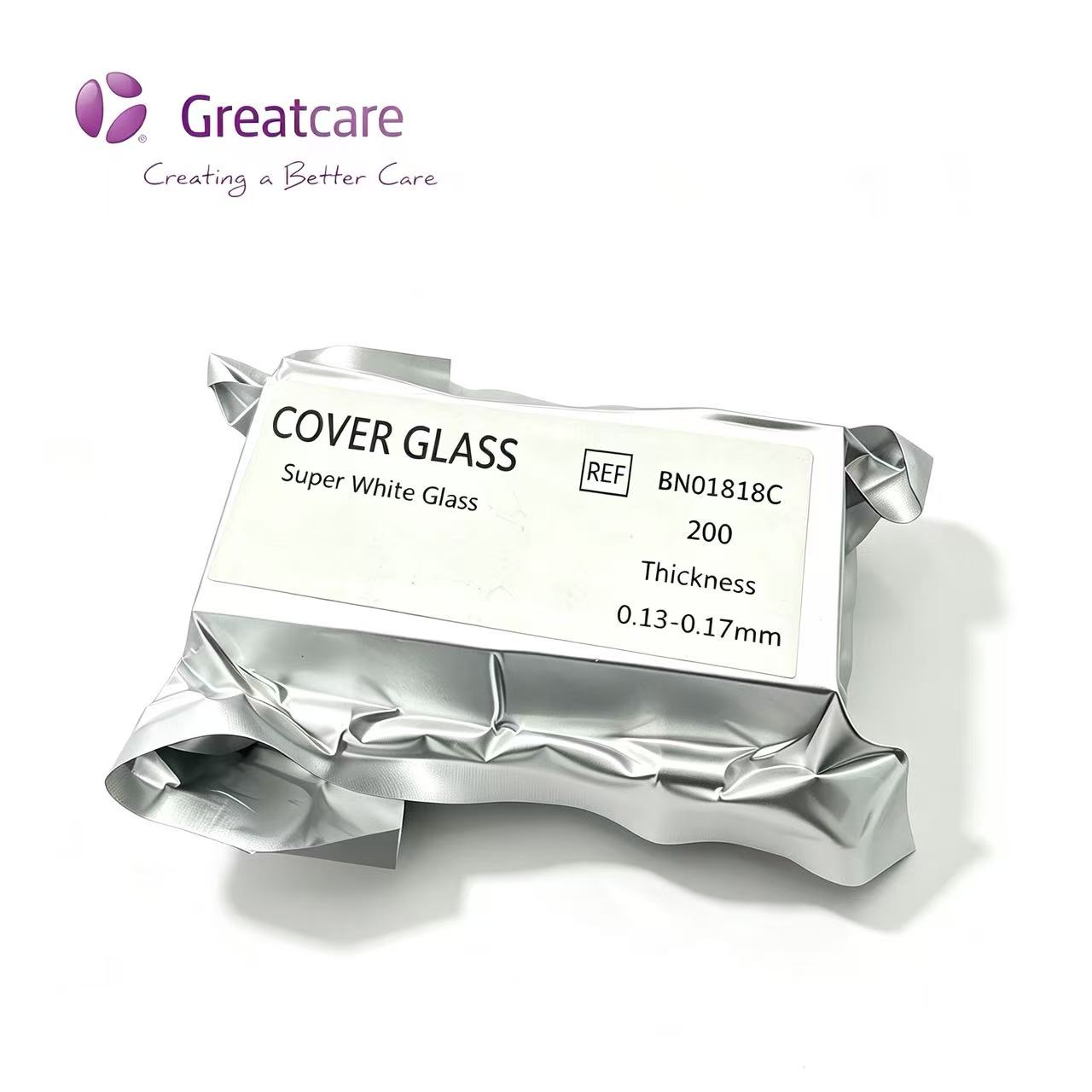 Cubrecristales Super White Glass 18x18mm